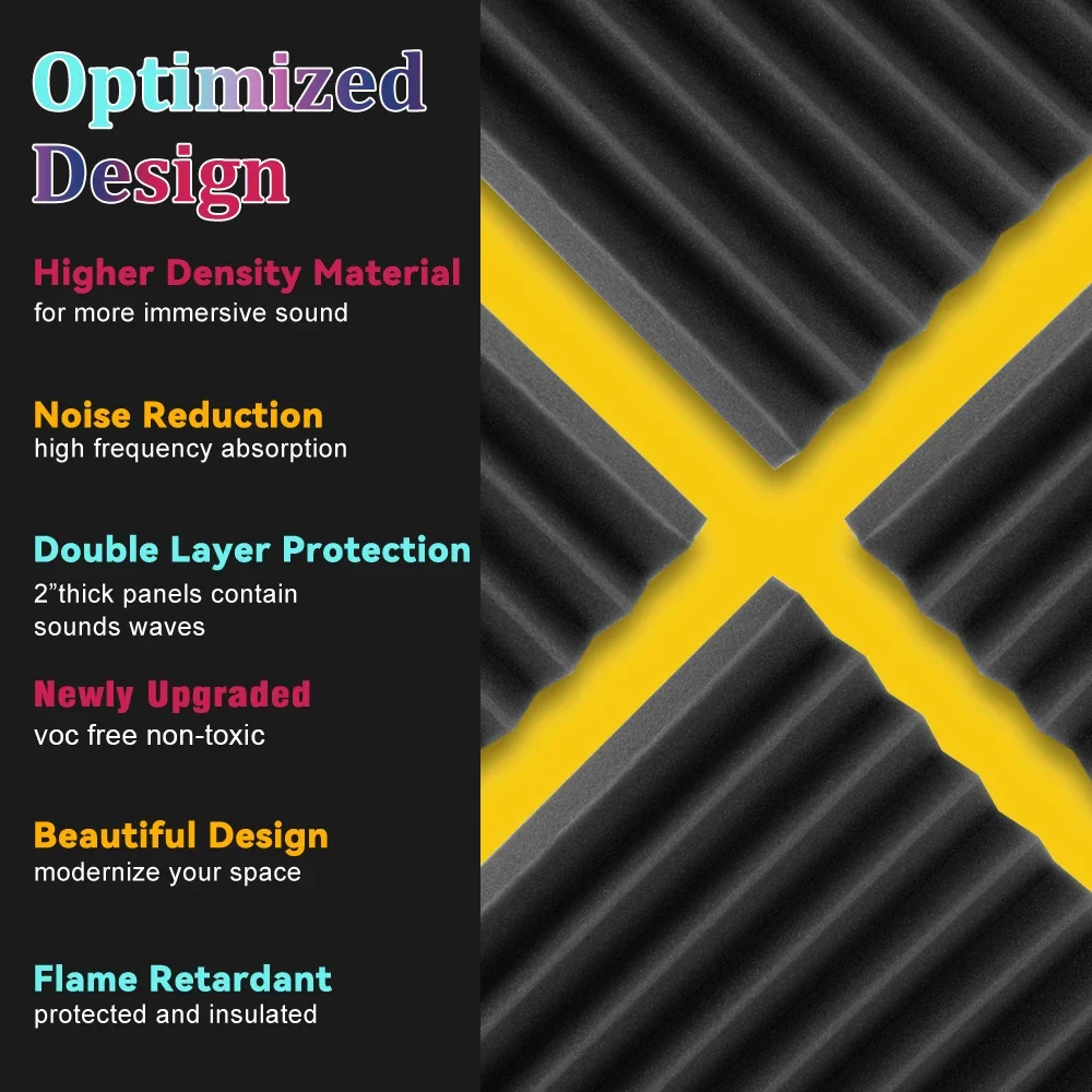 Шумоподавляющие акустические пенопластовые панели - Фотография_3