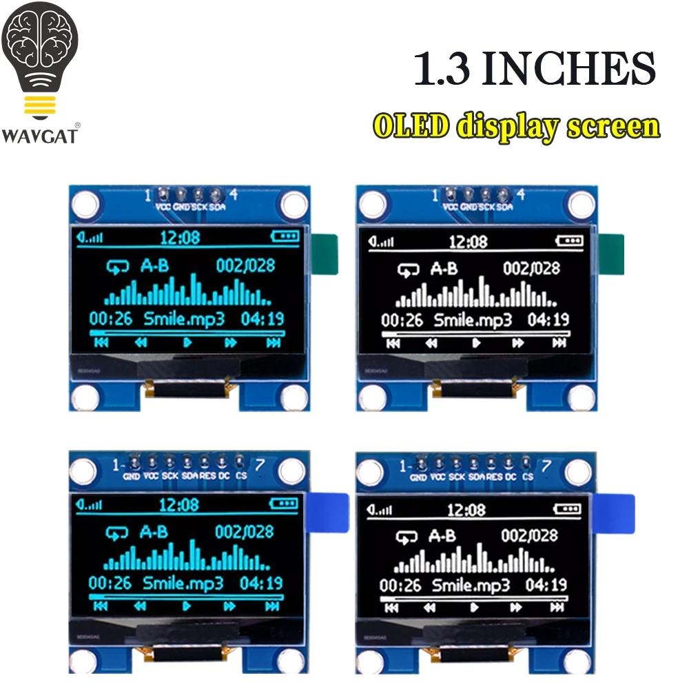 1,3-дюймовый oled-модуль 1