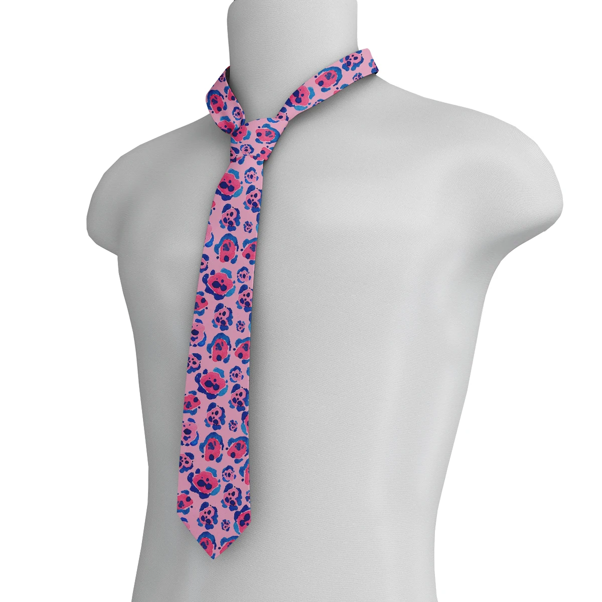 Классический галстук с леопардовым принтом - Фотография_4