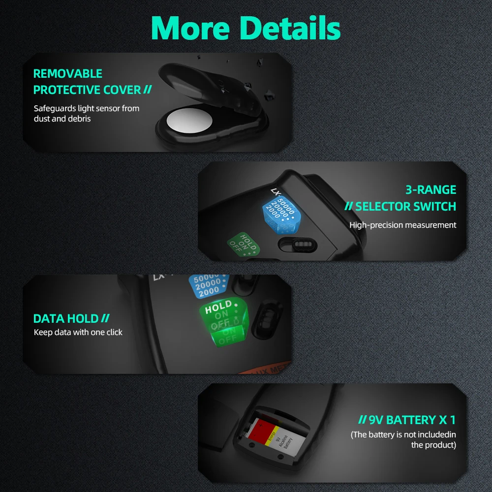 Измеритель освещенности mastfuyi - Фотография_6