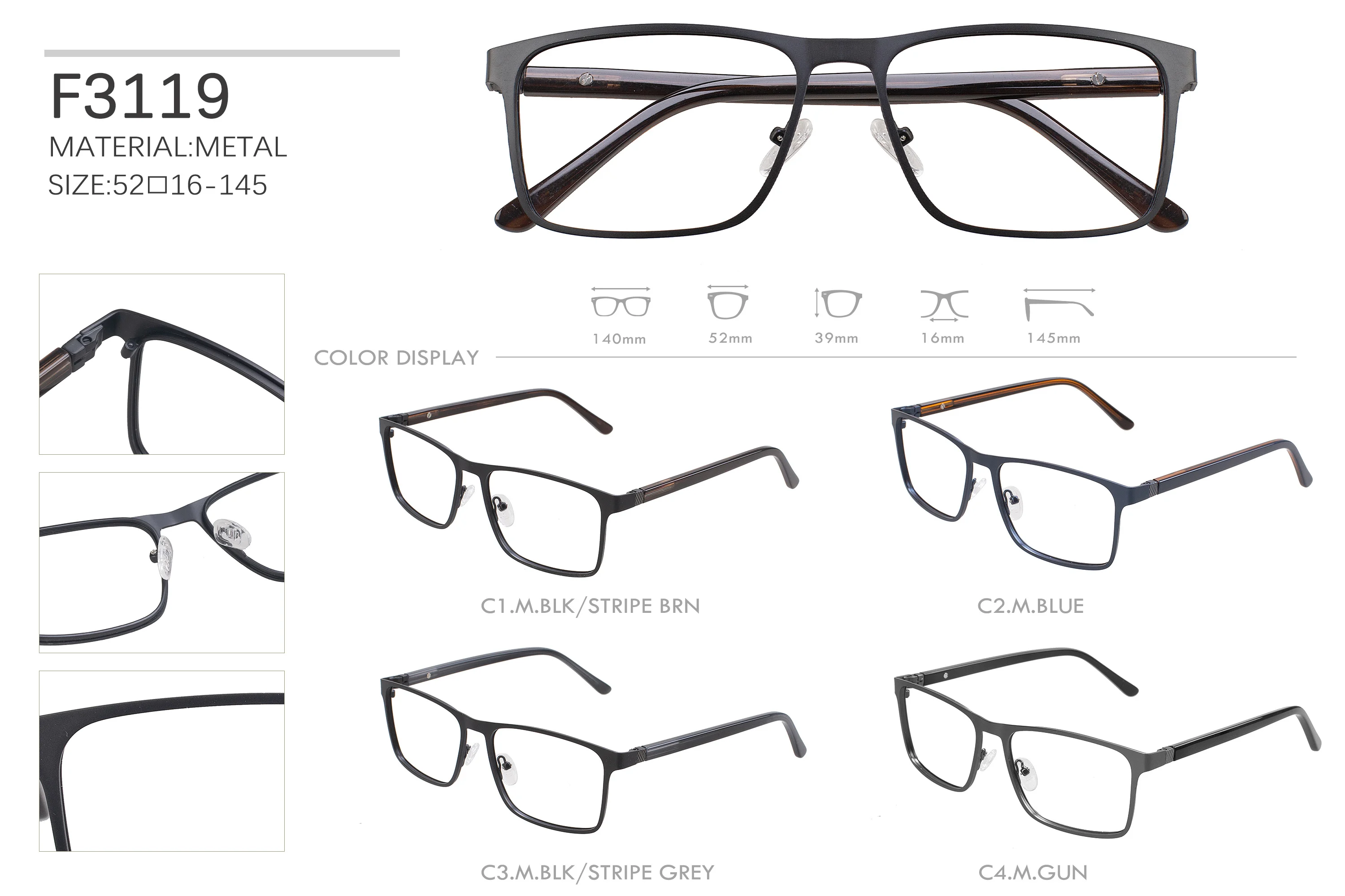 Zenottic новые поступления квадратные очки по рецепту - Фотография_6