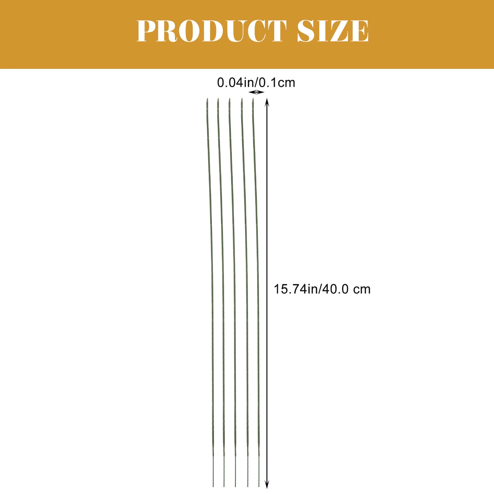 Зеленые стебли, искусственная цветочная ветка для diy - Фотография_4