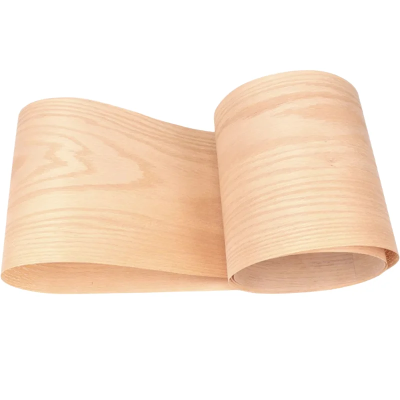 Листы шпона из натурального красного дуба с узором для массивных столов - Фотография_2