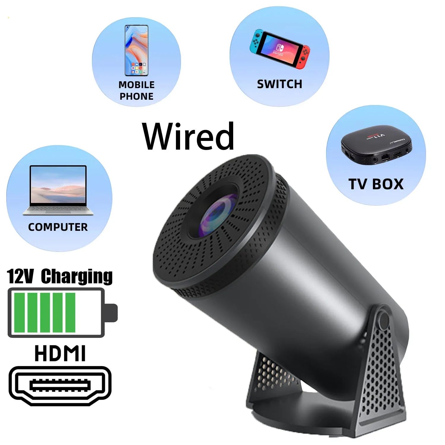 Проектор h300 4k android 11 - Фотография_6