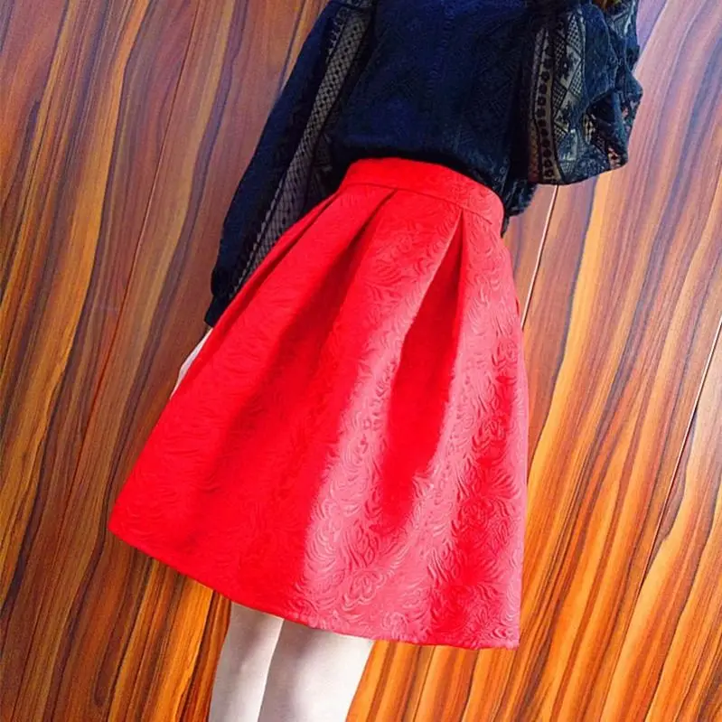 Красно-синяя однотонная средней - Фотография_2