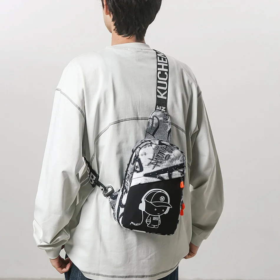 Модная светящаяся нагрудная сумка - Фотография_2