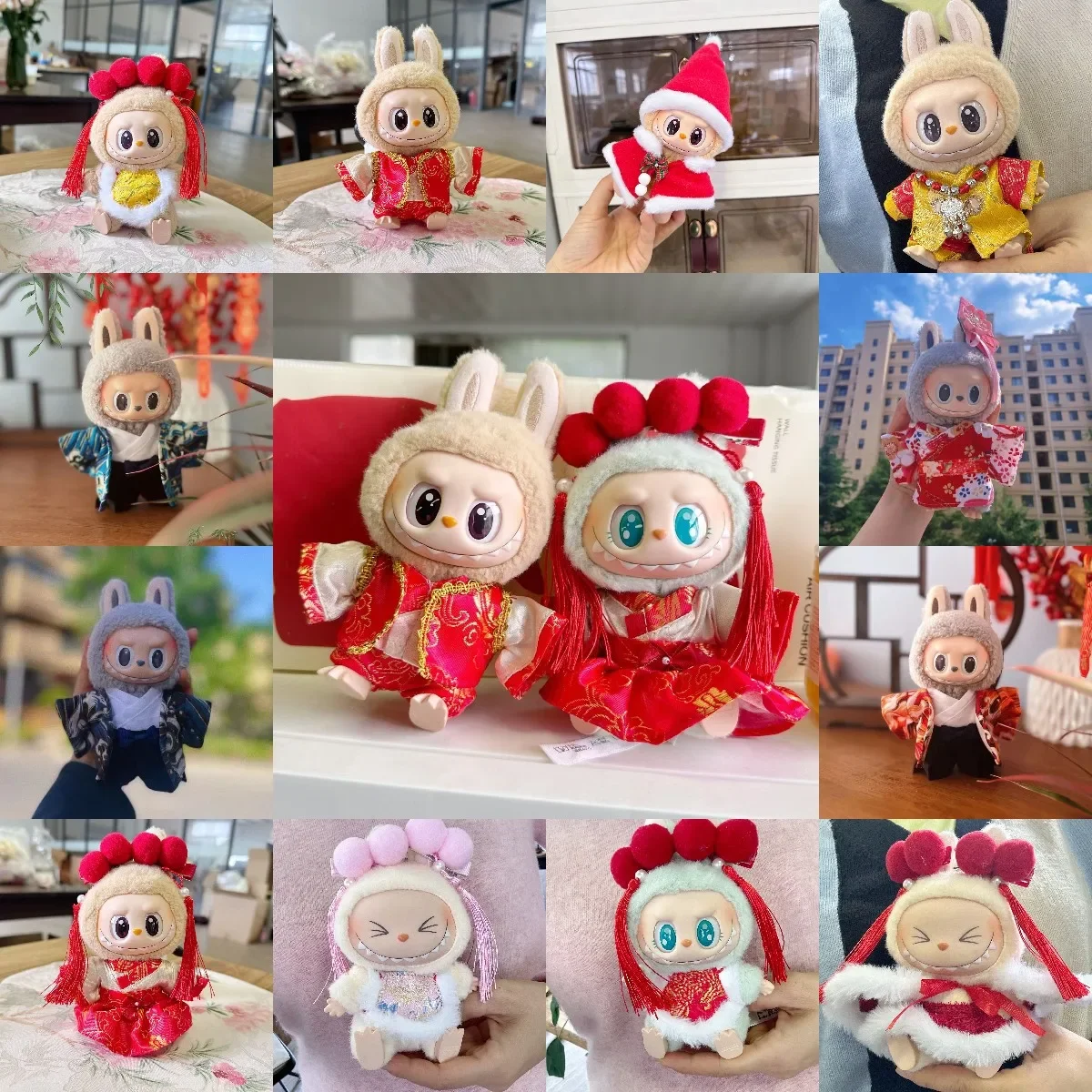 15 см labubu idol куклы одежда
