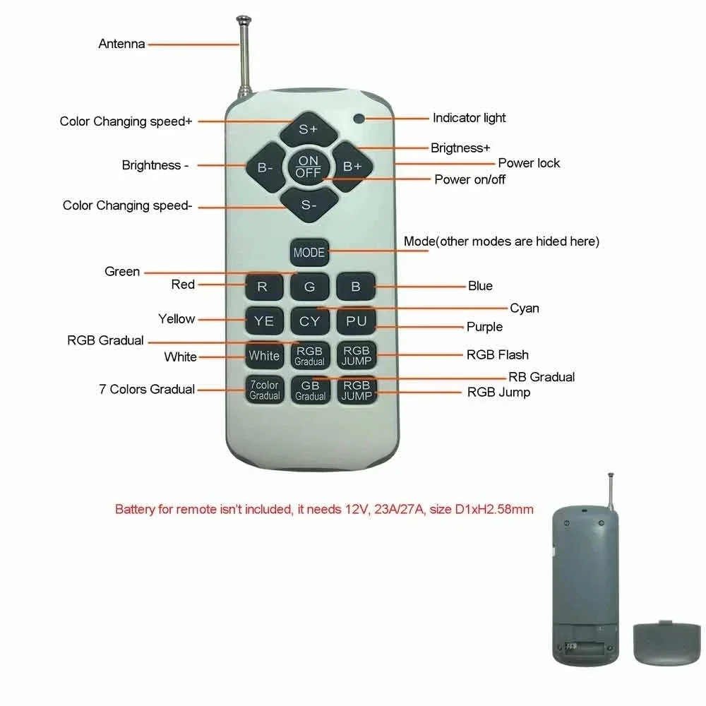 Rgb светодиодный светильник для - Фотография_2