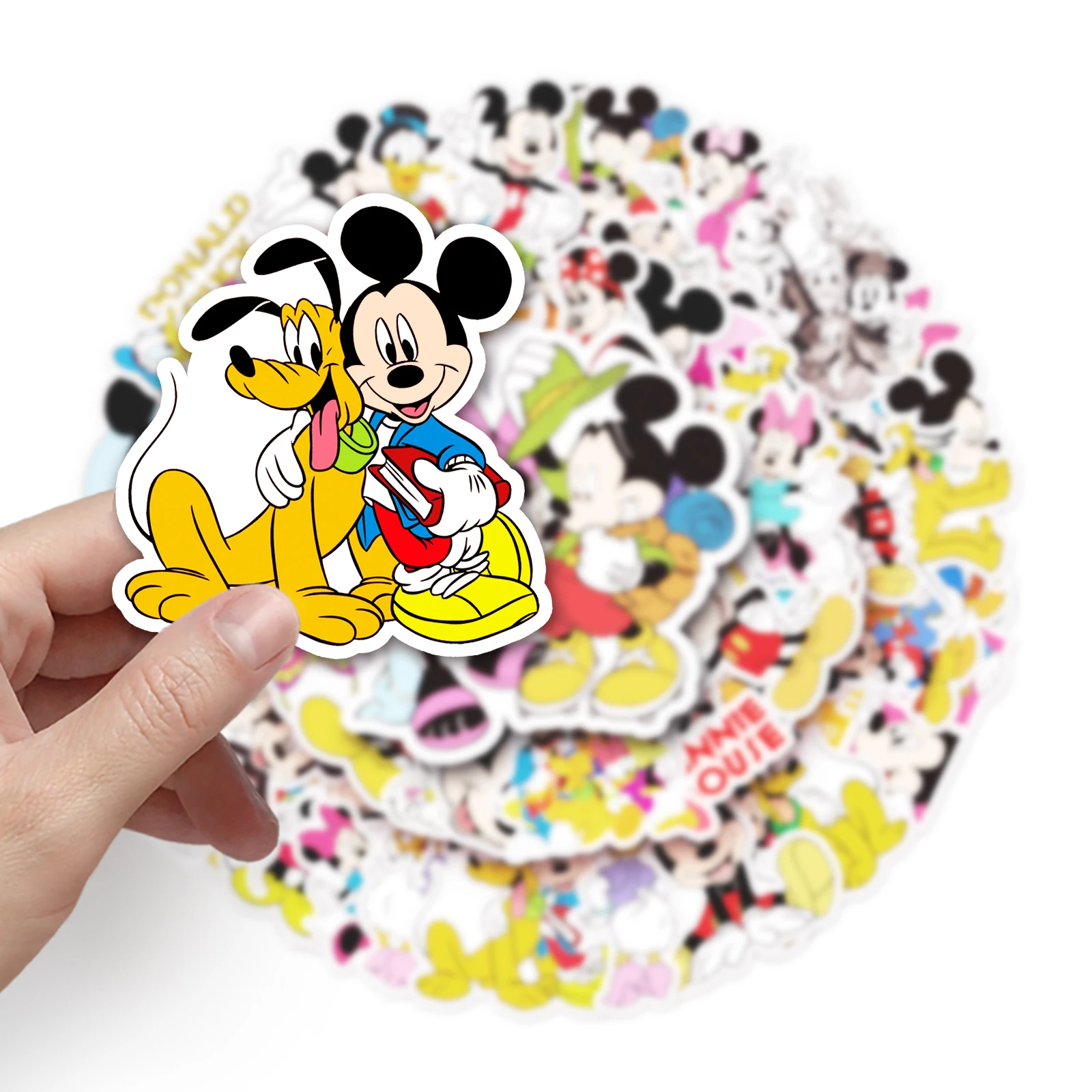 Miniso disney милые смешанные наклейки с микки маусом diy для телефонов - Фотография_4