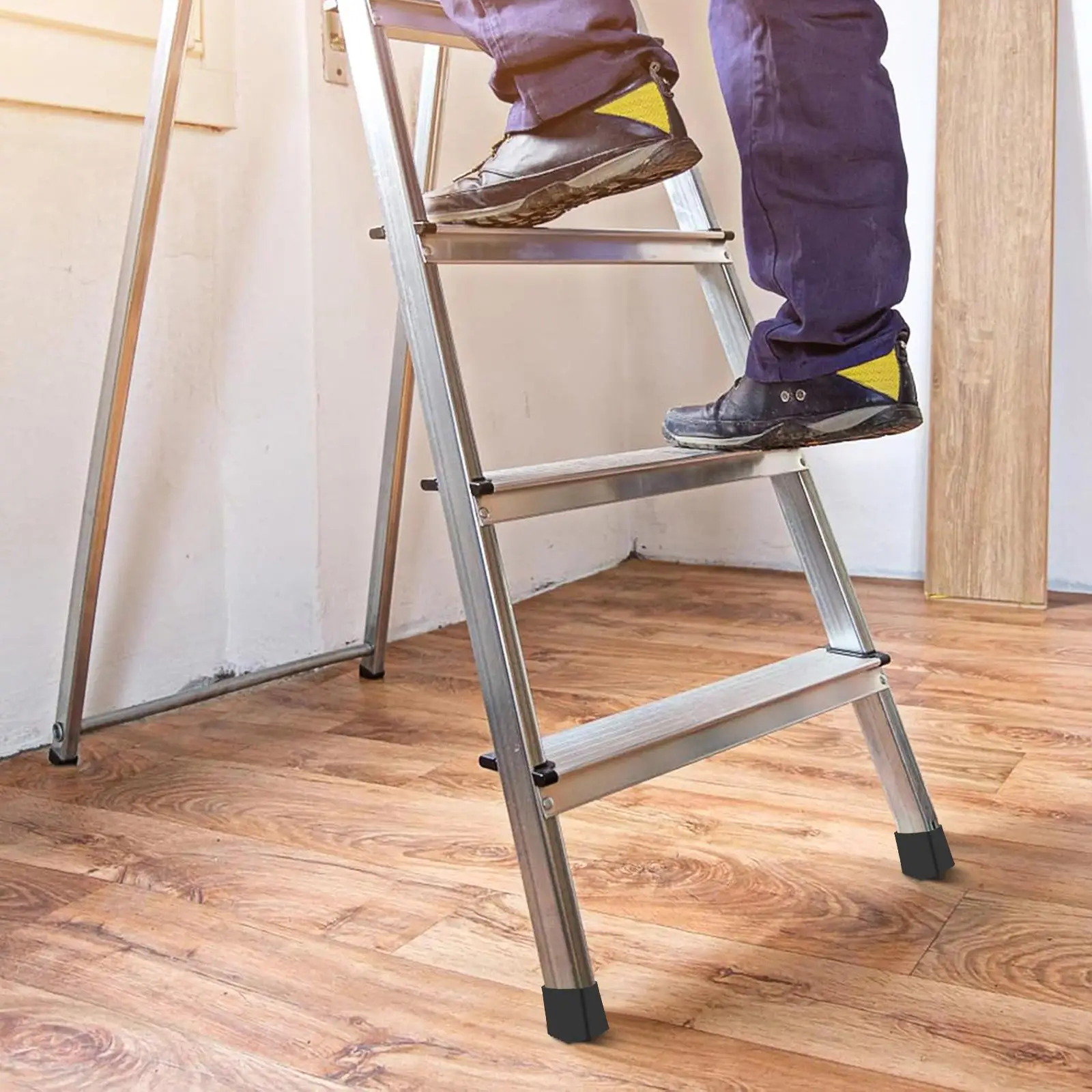 2x4 см, черные резиновые чехлы на ножки без лестницы - Фотография_6