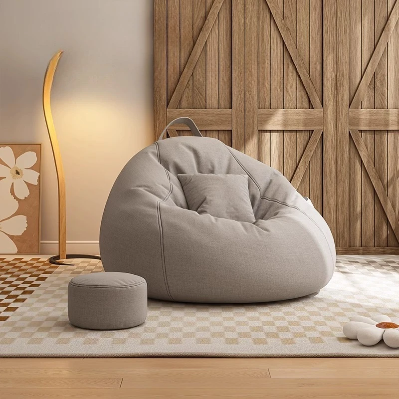 Угловой роскошный гигантский диван-мешок - Фотография_2