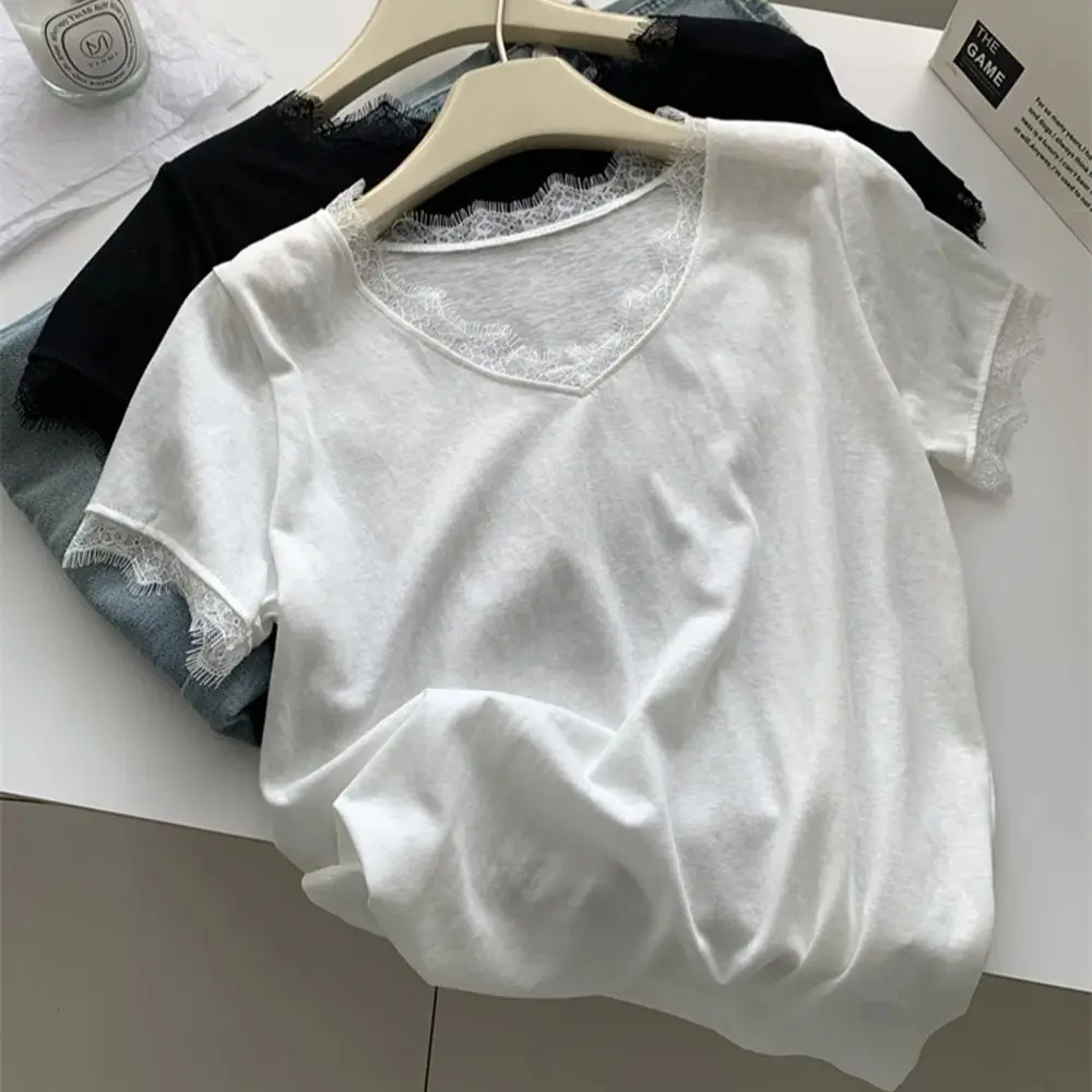 Женская однотонная модная простая базовая футболка