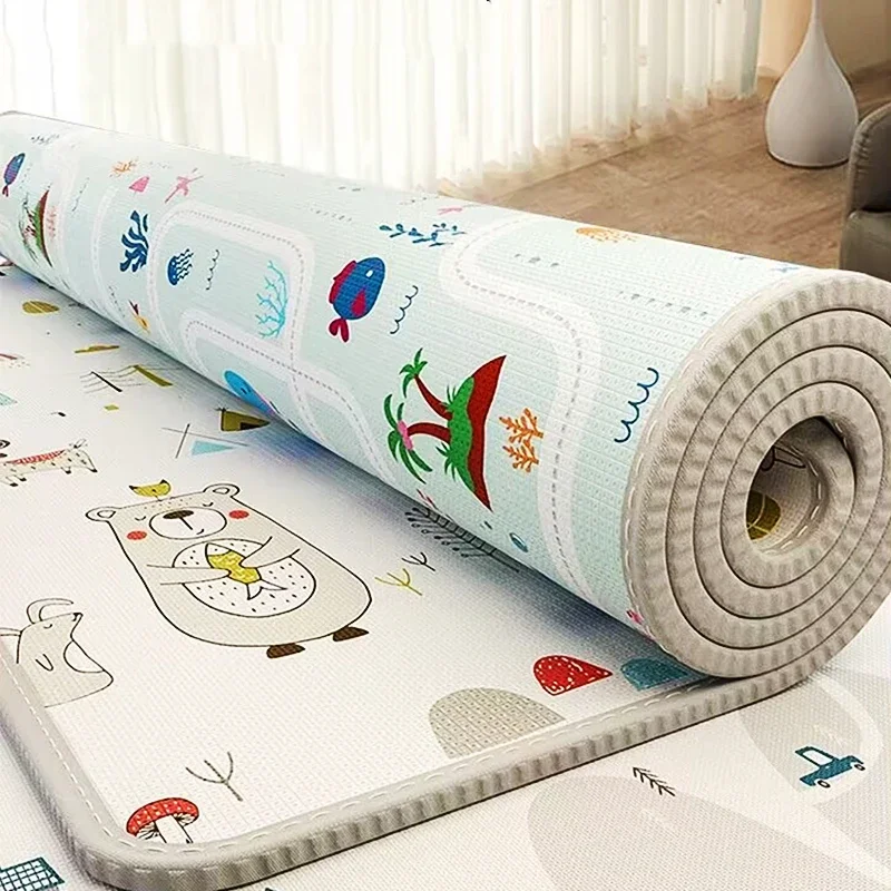 Новинка, толстый игровой коврик из пенополиэтилена для ползания