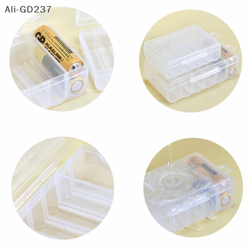 Gd237-6 слотов, прозрачный чехол для хранения батарей - Фотография_4