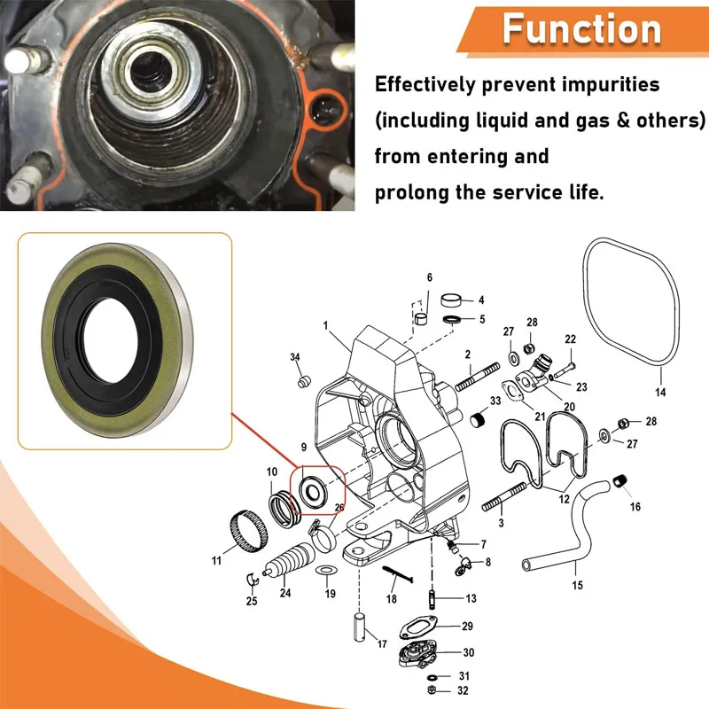 Для mercruiser gimbal подшипник - Фотография_4