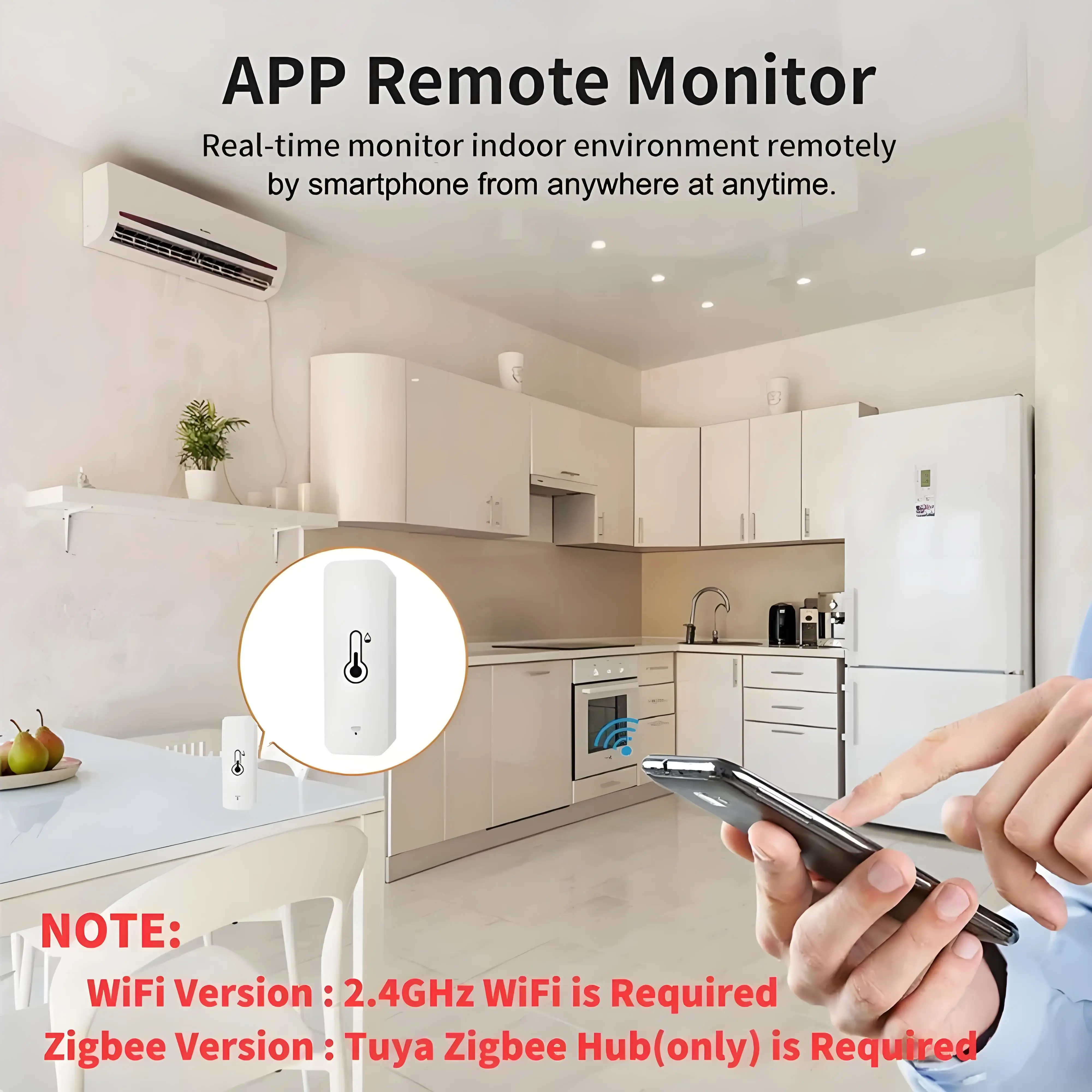 Tuya zigbee wi-fi умный датчик - Фотография_5