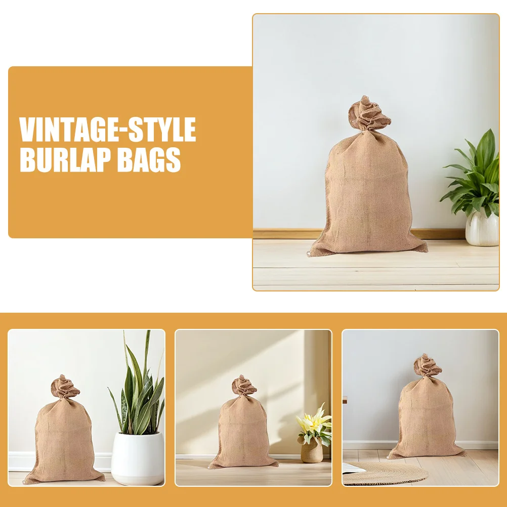 Прочные джутовые мешки из мешковины - Фотография_5