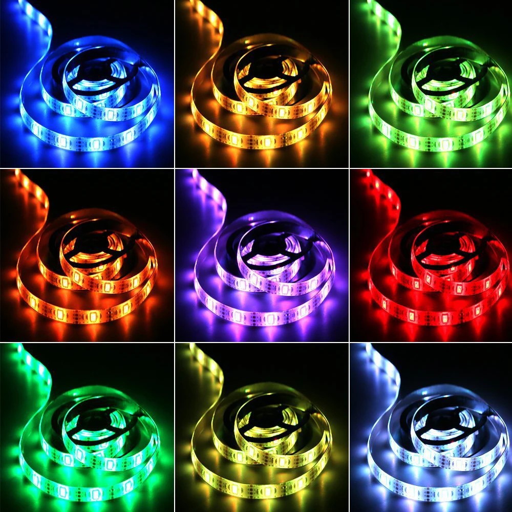 Светодиодная лента rgb 5 в 5050 smd - Фотография_5
