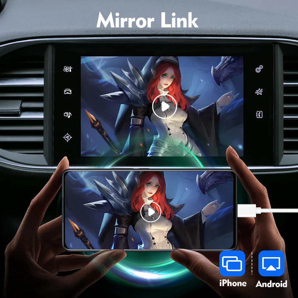Беспроводной carplay android auto - Фотография_6