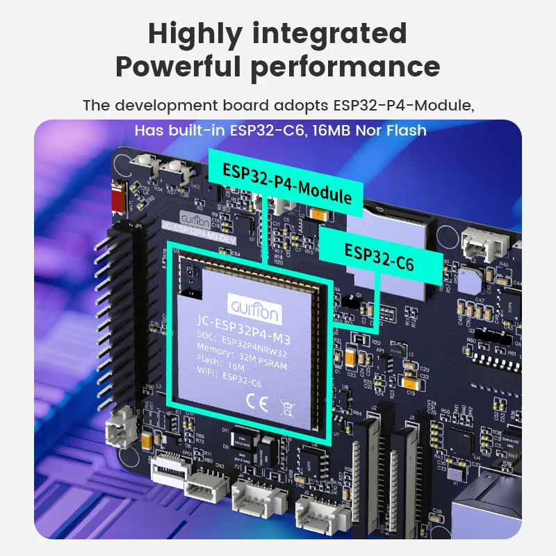 Плата разработки esp32p4+esp32-c6 - Фотография_2