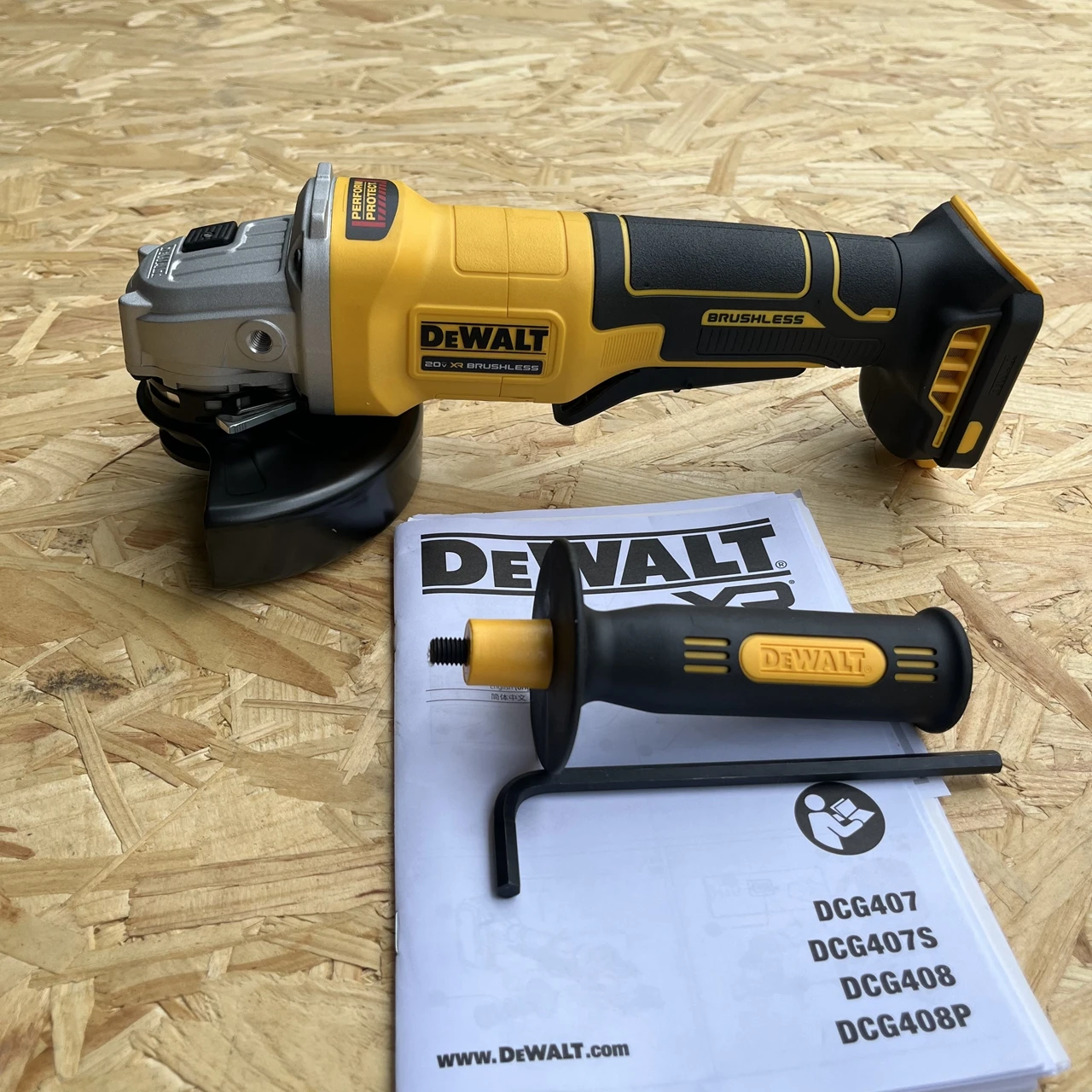 Dewalt dcg408p 20 в бесщеточная - Фотография_2