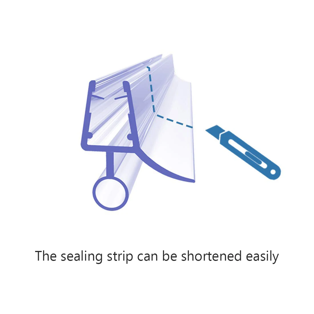 Уплотнительная лента для экрана душа 6/8/10 мм - Фотография_4