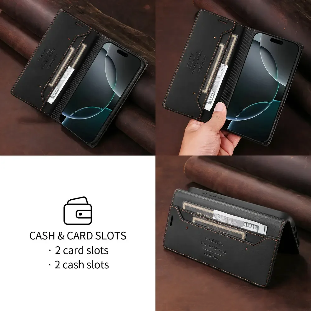 Роскошный чехол для redmi note 14 13 12 pro plus 5g 4g с откидной крышкой - Фотография_3