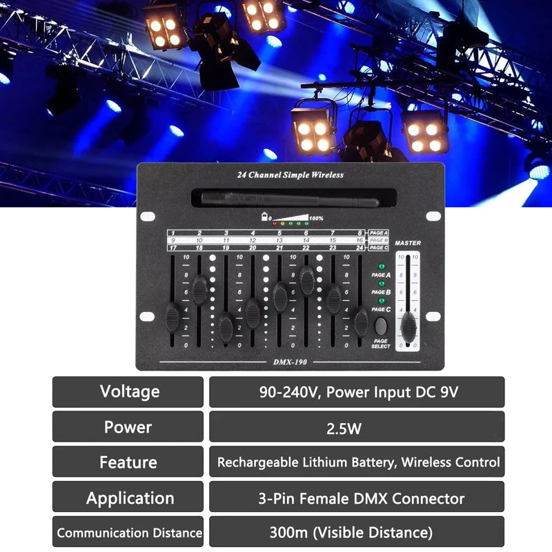 Беспроводной контроллер dmx512 2 - Фотография_4