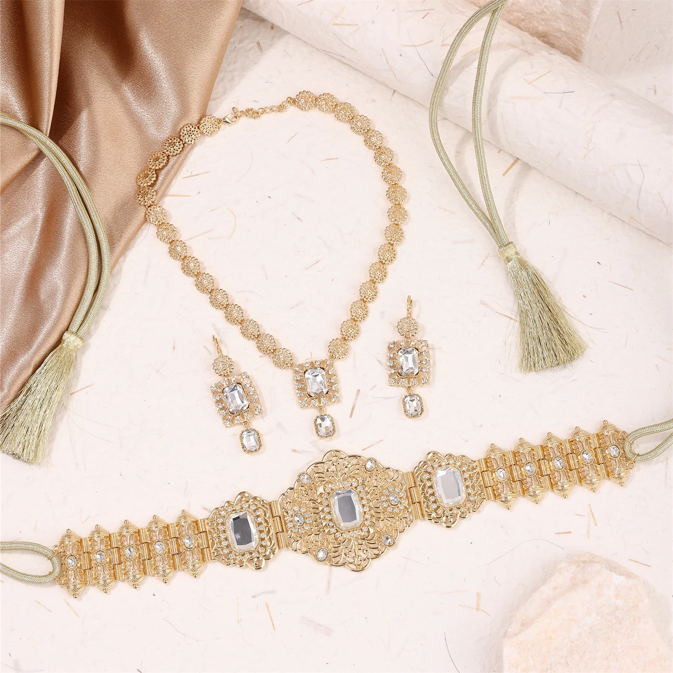 Элегантный пояс из сплава для марокканской невесты - Фотография_4