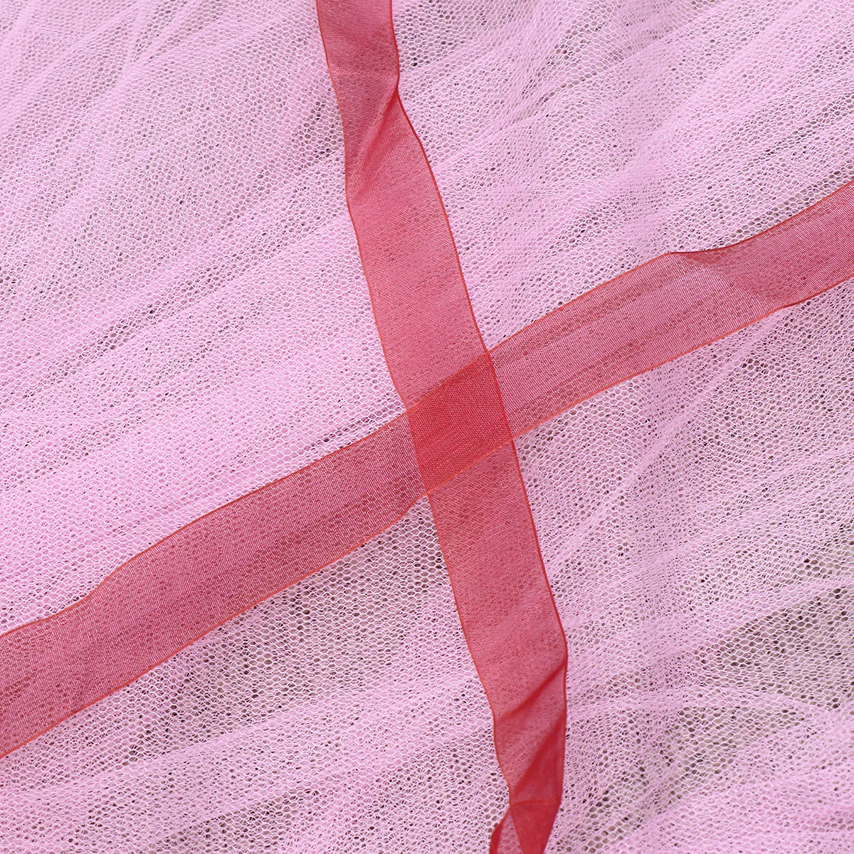 Розовый круглый сетчатый навес - Фотография_3