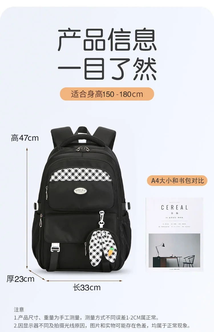 Школьный рюкзак для мальчиков с кроличьими ушками - Фотография_3