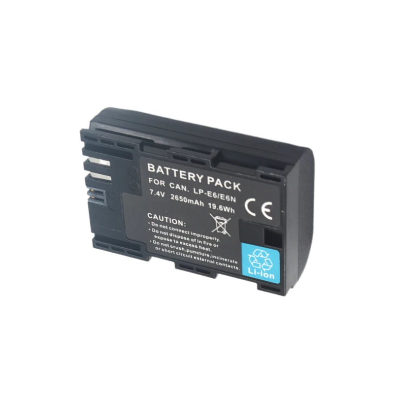 2650 мач lp-e6n lpe6n аккумулятор - Фотография_3