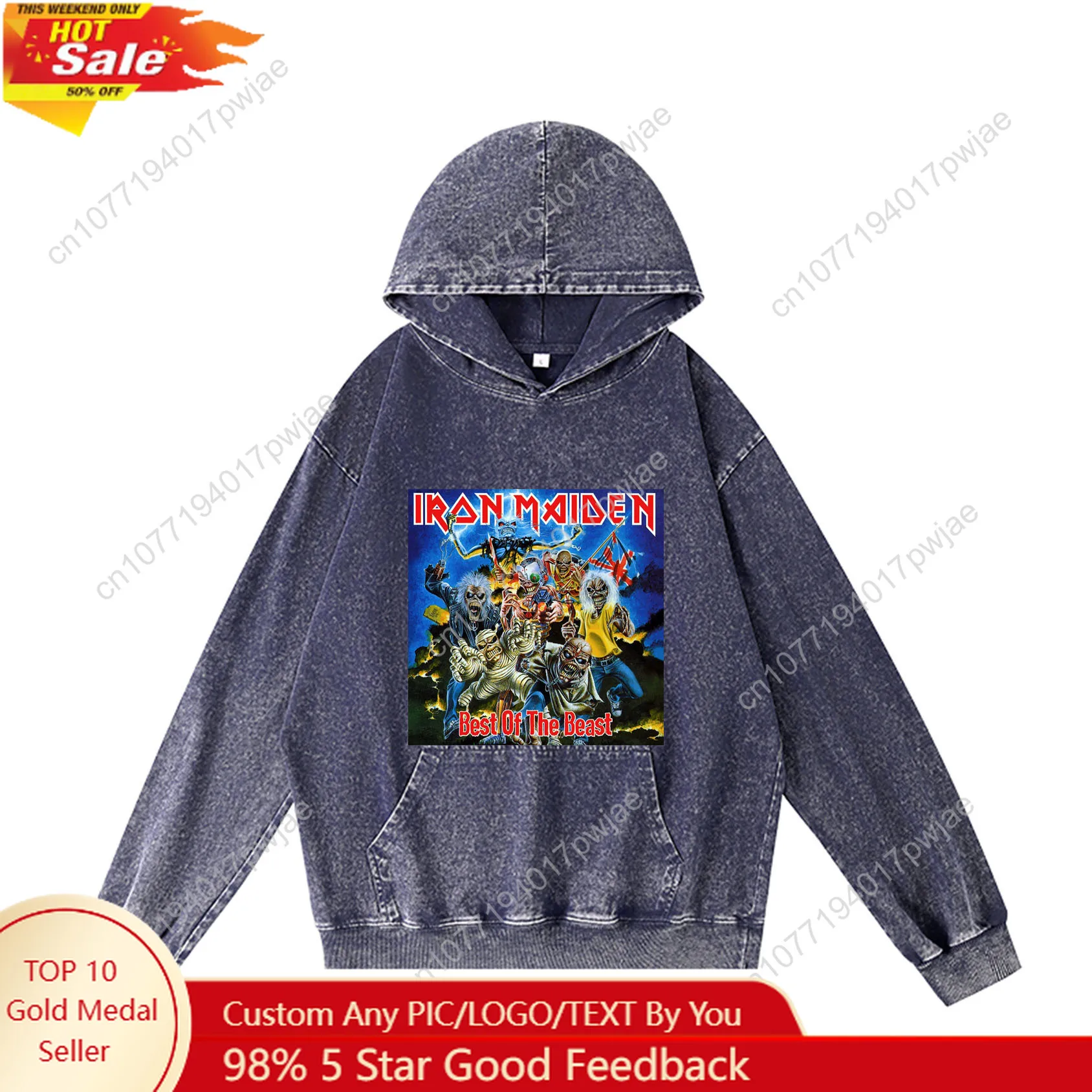 I-iron m-maidens рок-группа толстовка