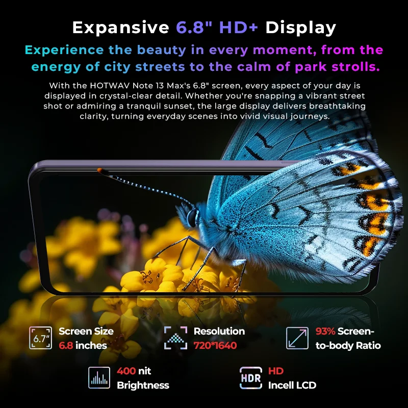 Hotwav note 13 max мобильный телефон android 14 6 - Фотография_5