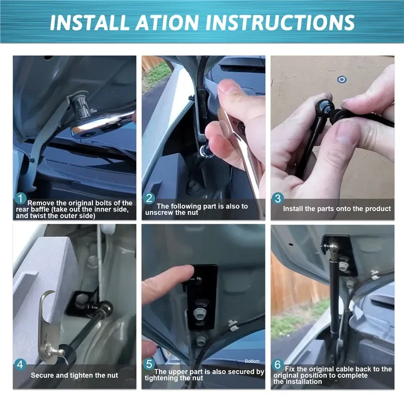 Для toyota rav4 2019 2020-2024 передний капот двигателя - Фотография_6