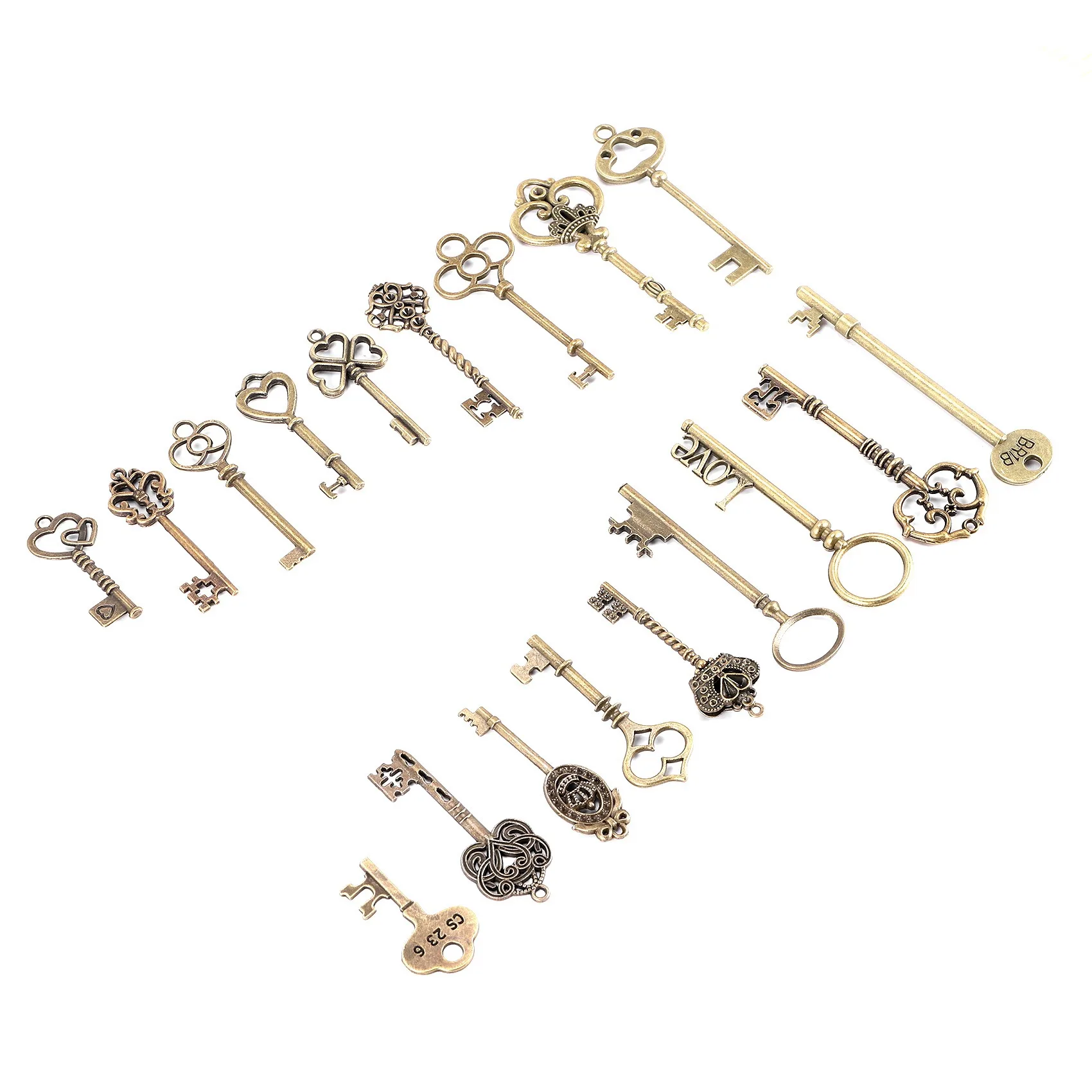 Набор из 18 антикварных винтажных