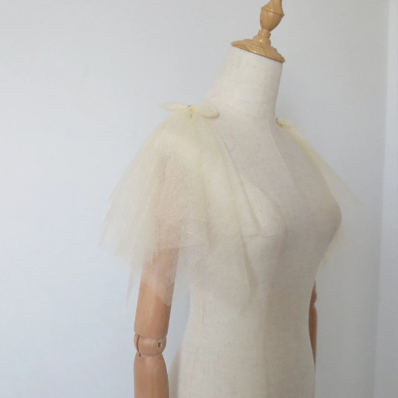 Женские съемные короткие расклешенные рукава - Фотография_3