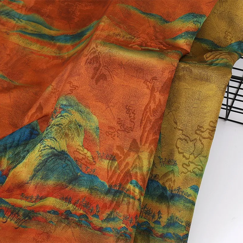 Тяжелая горная жаккардовая ткань для осенней и зимней одежды