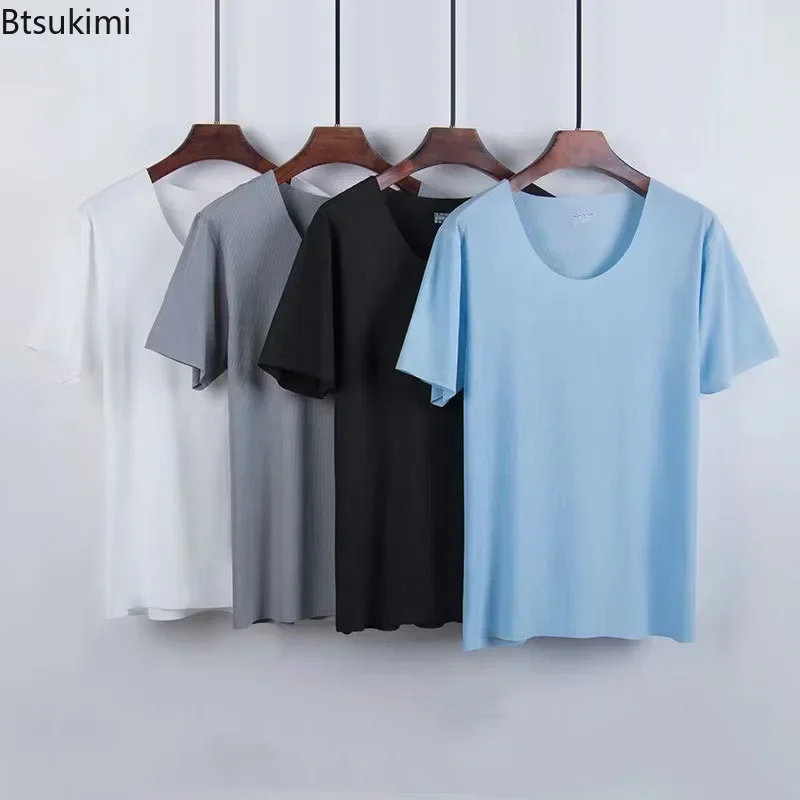 Мужские летние тонкие пижамные комплекты - Фотография_6