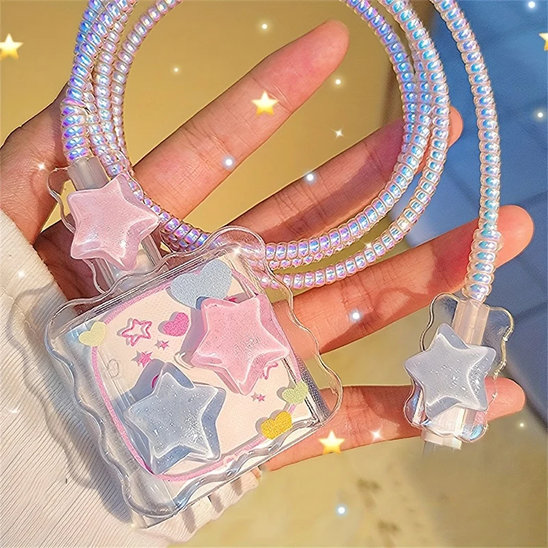 Kawaii милый 3d star love heart - Фотография_3