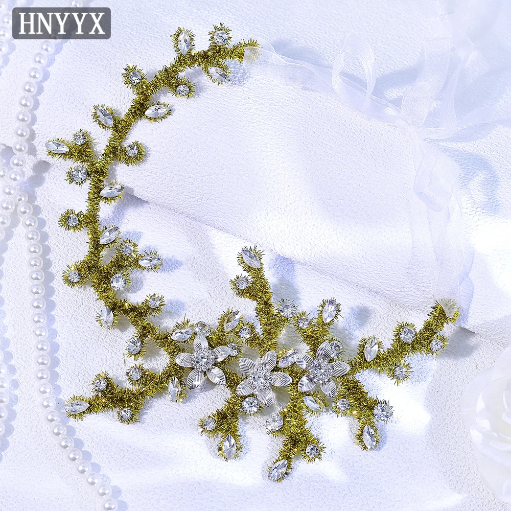 Hnyyx сверкающие ремни со стразами - Фотография_4