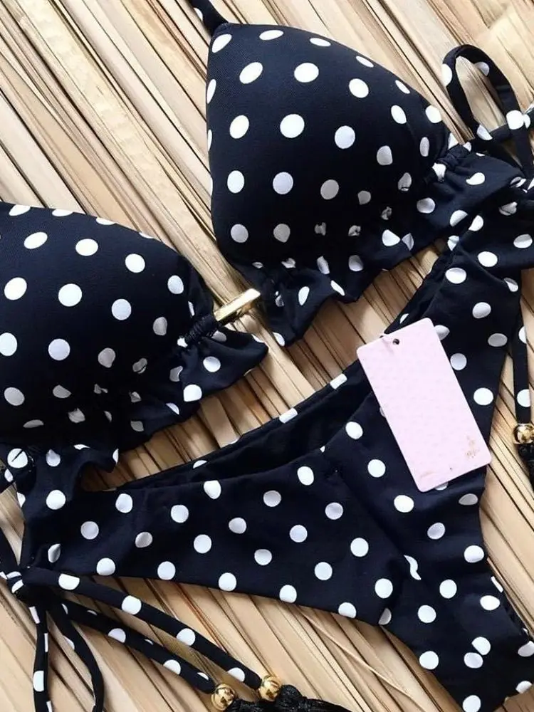 Пикантный комплект бикини ruotongseven с принтом