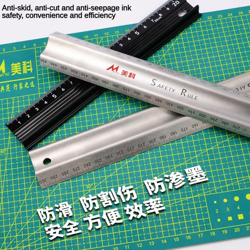 Противоскользящая лазерная калибровочная линейка из алюминиевого сплава