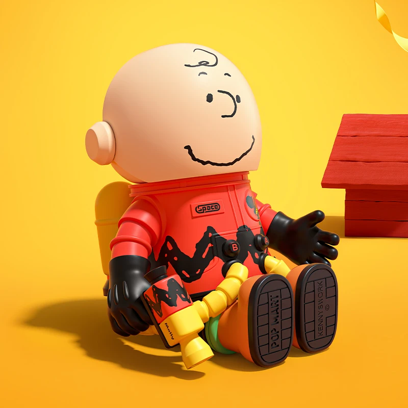 Pop mart mega space molly 100% charlie brown & snoopy limited до 2 шт - Фотография_3