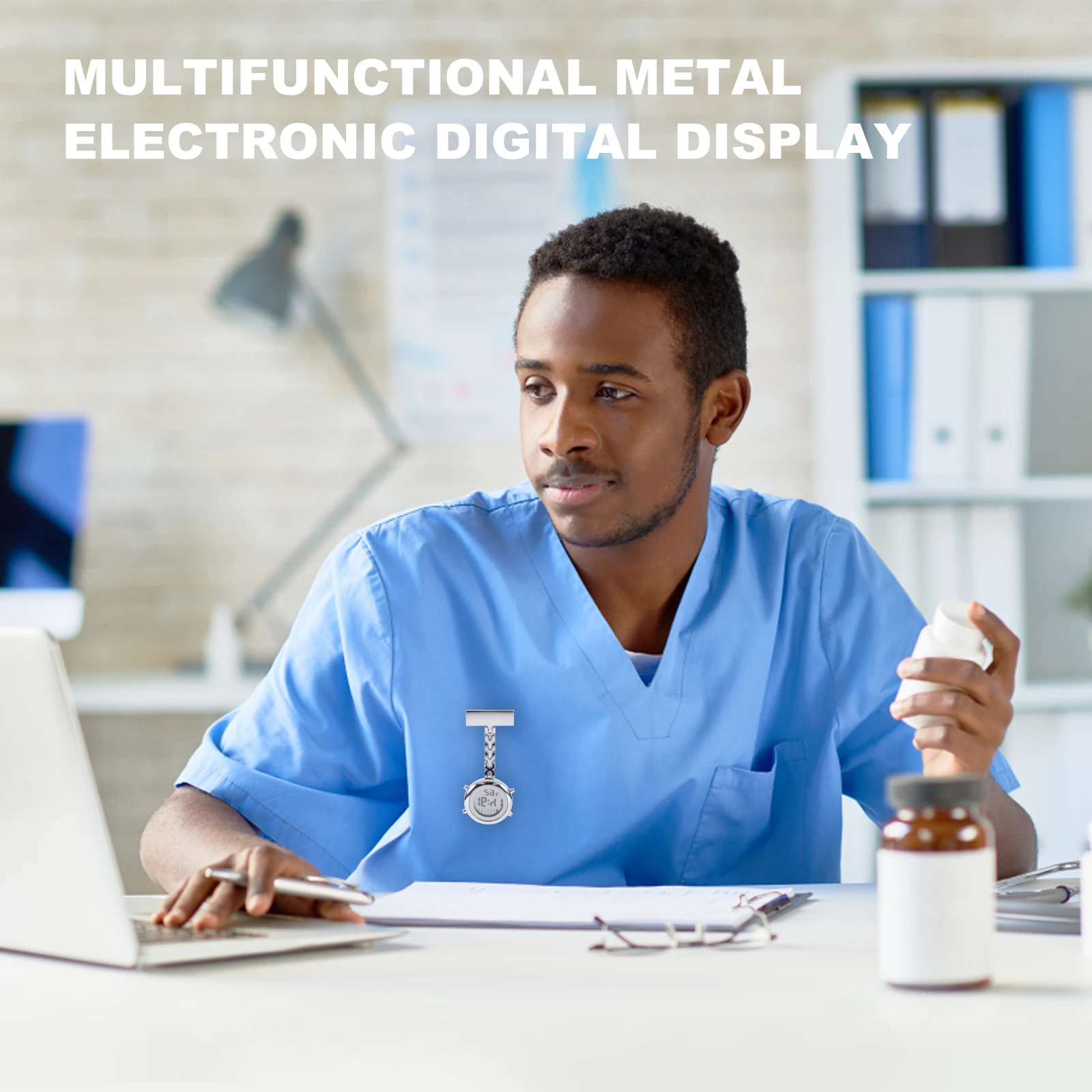 Electronic digital chest watch - Фотография_2