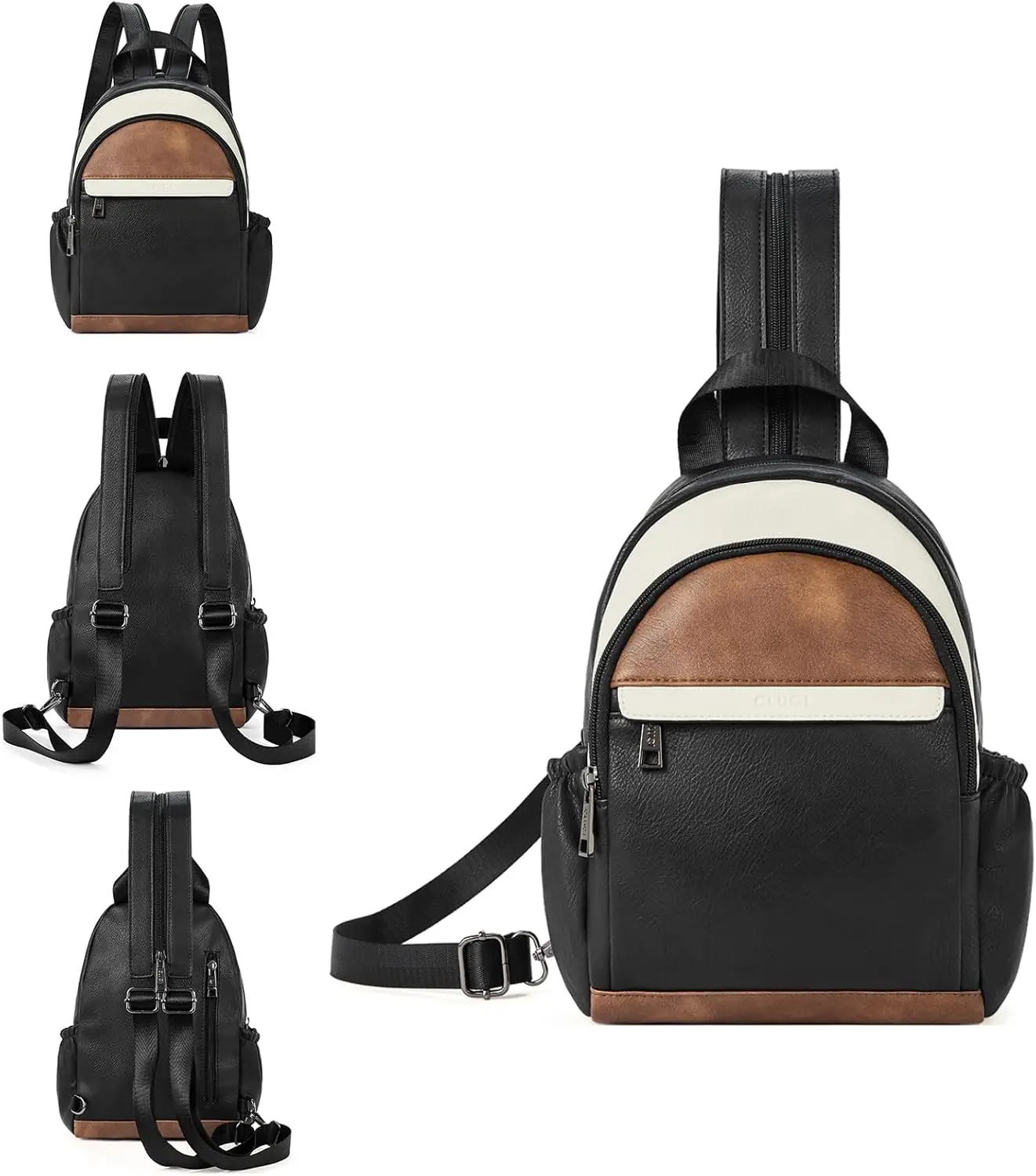 Cluci сумка-слинг для женщин кожаный