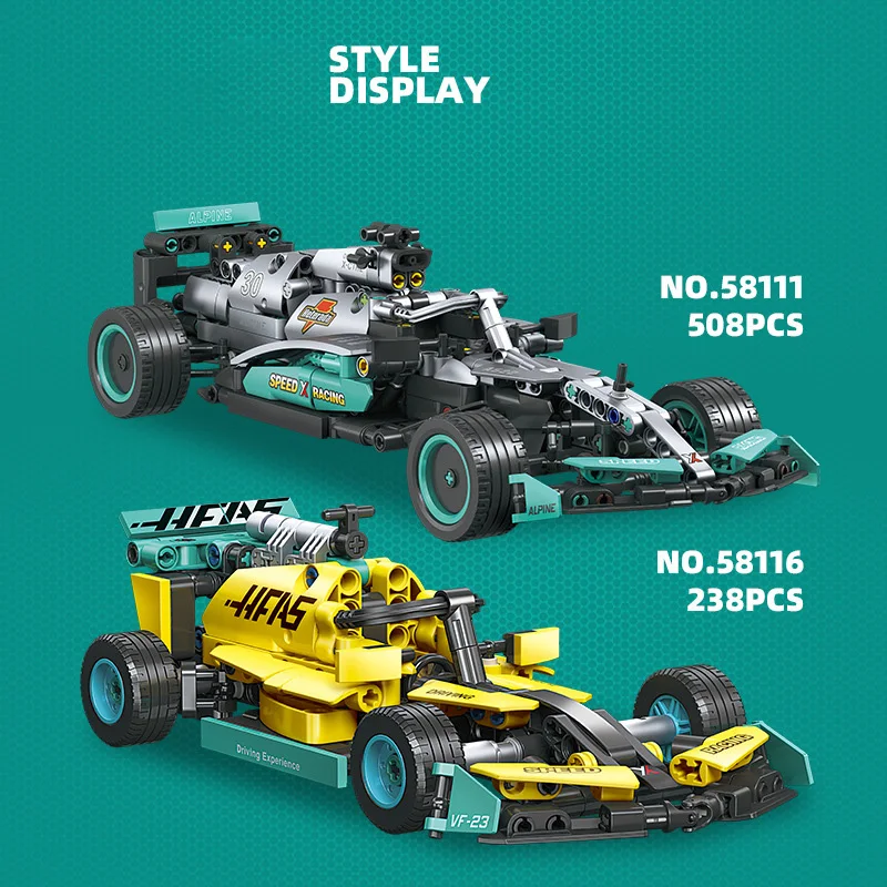 Строительный блок speed champion haas vf23 bwt alpines a522 f1 - Фотография_3