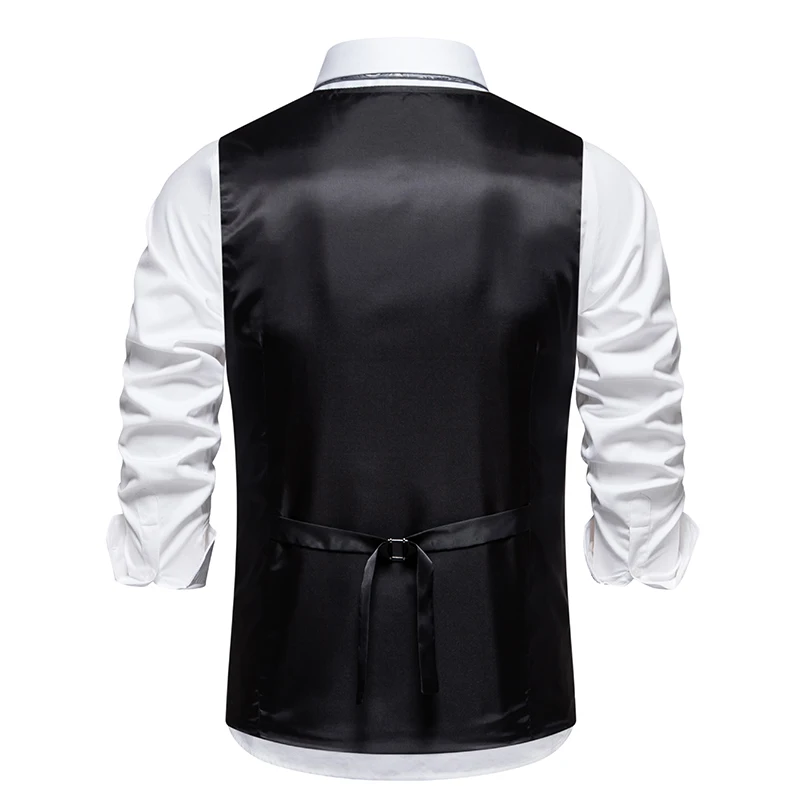 Жилет в британском стиле в стиле ретро для мужчин - Фотография_2