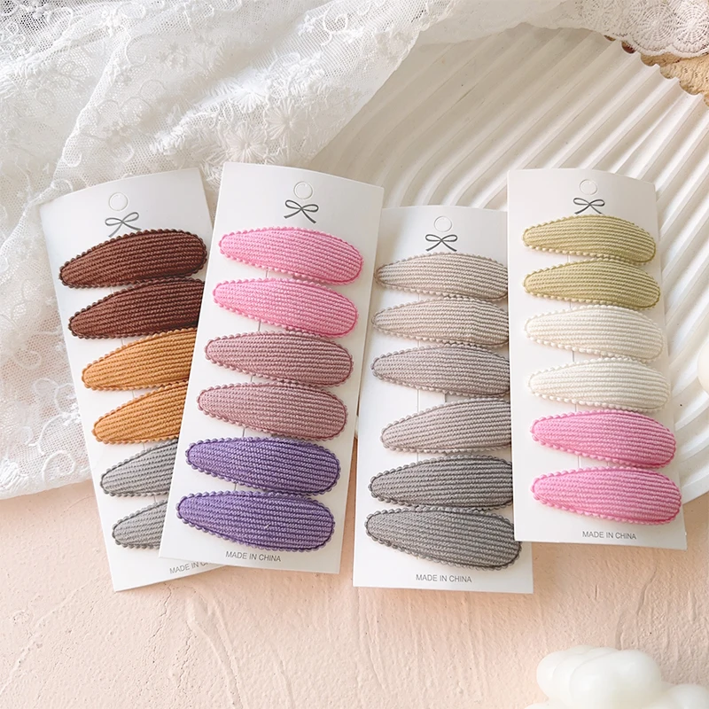 Заколки для волос из хлопкового сплава со свежим принтом для детей - Фотография_6