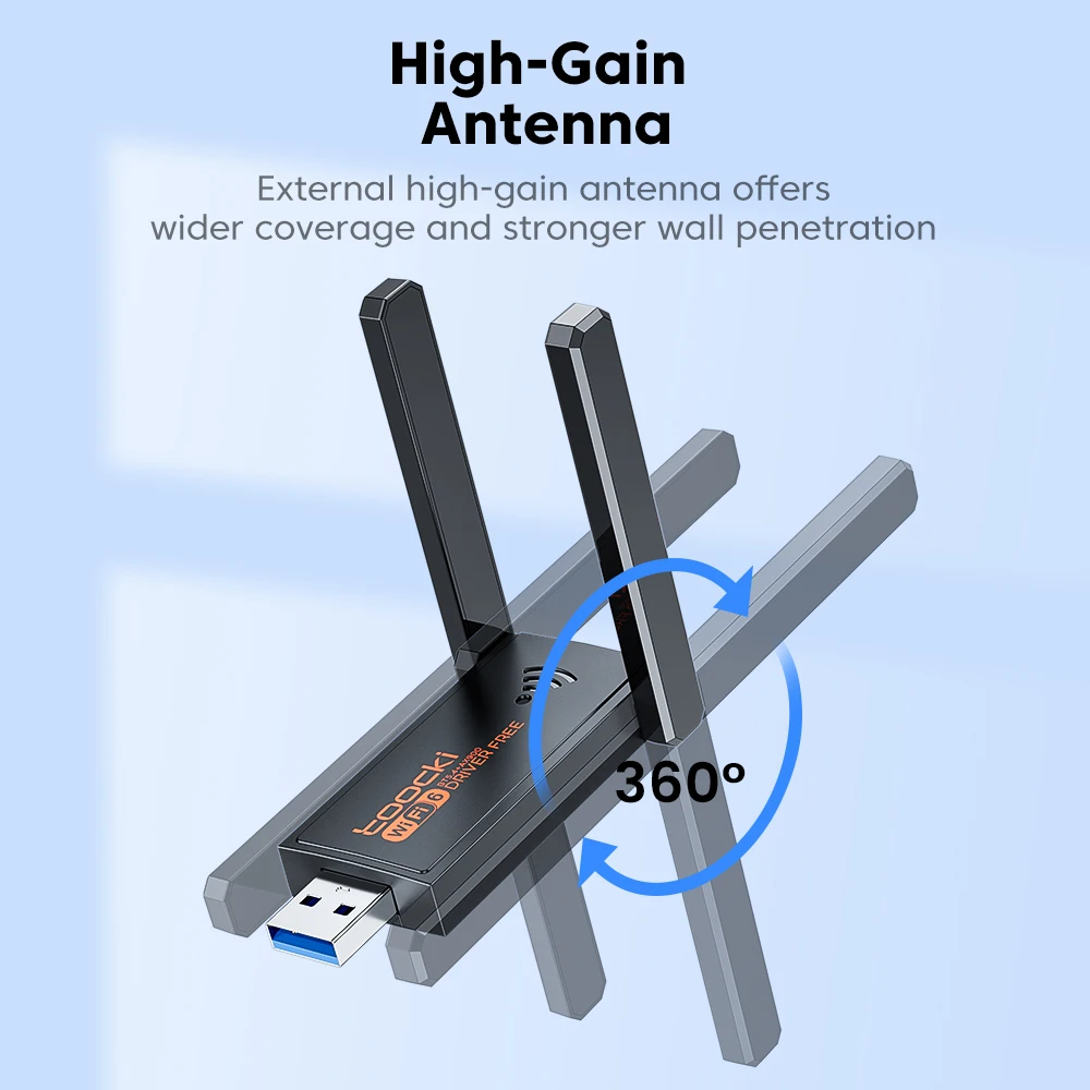 Bt5.4 wifi6 usb-адаптер двухдиапазонный драйвер 2 - Фотография_6
